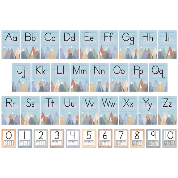 Teacher Created Resources Moving Mountains Alphabet Bulletin Board Set