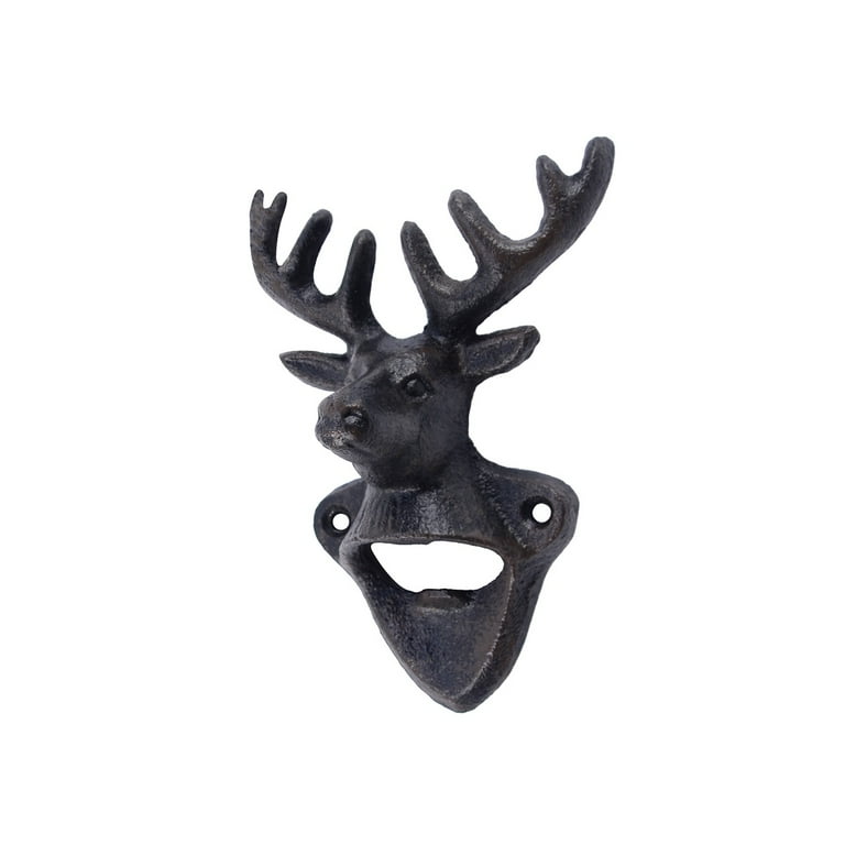 Metal Wall Mount Buck Deer Beer/Soda Bottle Opener Hunting Cabin Bar/Pub Decor Metal Wall Mount Buck Deer Beer/Soda Bottle Opener Hunting Cabin Bar/Pub Decor
