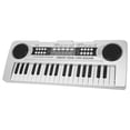 thumbnail image 3 of Electronic Keyboard 37 Piano Keys Children Toys Musical Instrument with MicrophoneSilver, 3 of 5