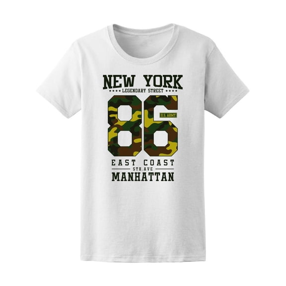 New York In Camouflage Tee Men's -Image by Shutterstock
