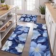 thumbnail image 2 of Pioneer Flower Floral Print Pattern Kitchen Rugs Sets Of 3,Kitchen Runner Rugs Non Skid Washable,Decorative Kitchen Floor Mats for Kitchen,Sink,Laundry,17"x30"+ 17"x47" + 17"x59", 2 of 6