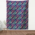 thumbnail image 4 of Abstract Fabric by the Yard, Creative and Diagonal Look Stripes Wavy Contemporary Colorful Illustration, Decorative Upholstery Fabric for Chairs & Home Accents, Multicolor by Ambesonne, 4 of 5