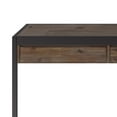 thumbnail image 4 of Erina SOLID ACACIA WOOD Industrial 72 " Large Desk in Rustic Natural Aged Brown, 4 of 12