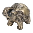 thumbnail image 4 of Metal Ashtray, Anti-Fall Easy To Carry Windproof Smoking Set, For Office Home Standing Bronze Ashtray With Elephant-Shape,Standing Copper Ashtray With Elephant-Shape,Lying Bronze, 4 of 8