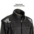 thumbnail image 5 of Finish Line SIngle-Layer SFI-1 One-Piece Racing Suit, Black XXL, 5 of 9