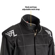 Finishline SIngle-Layer SFI-1 One-Piece Racing Suit, Black L