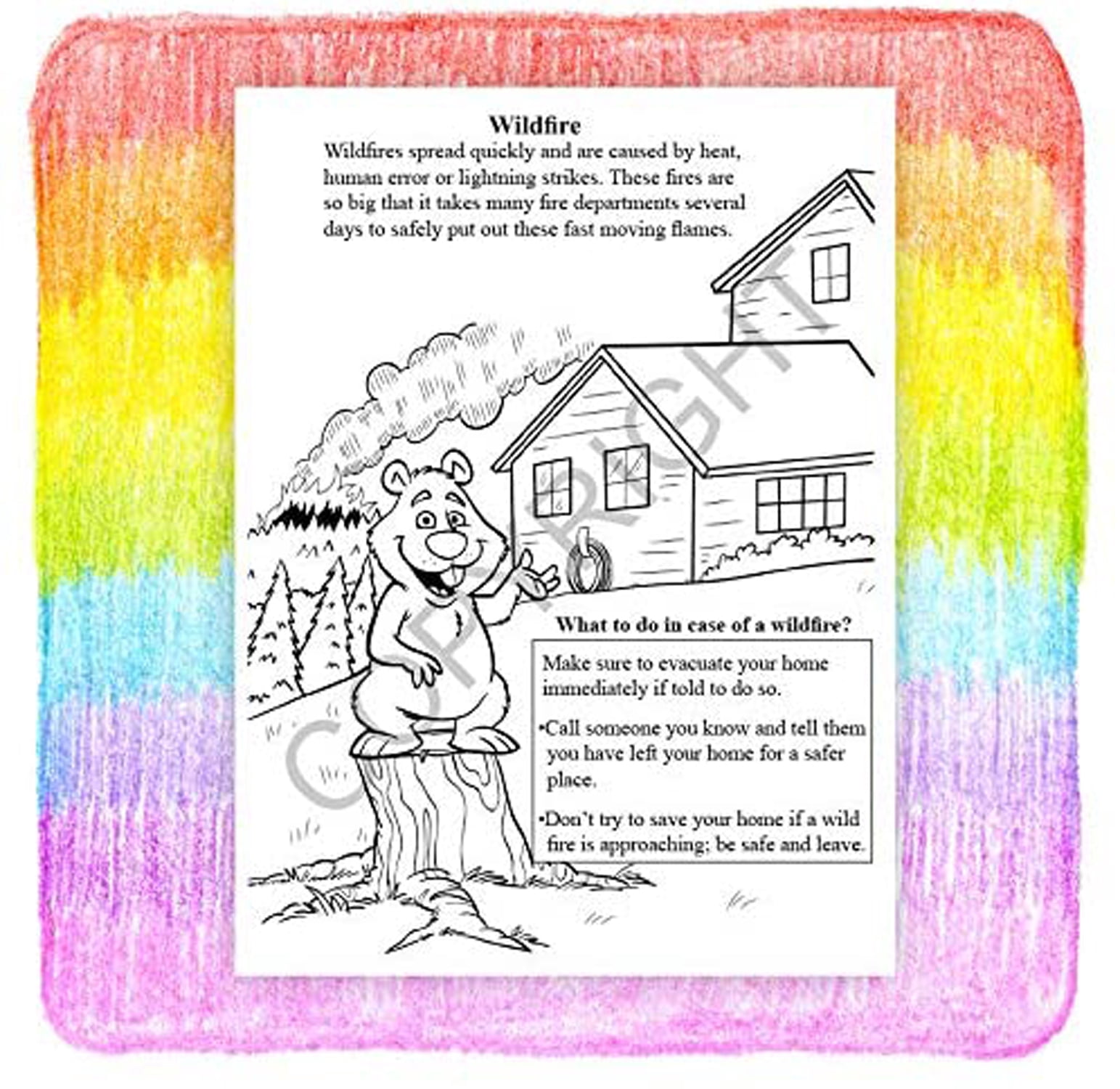 ZoCo: 25 Pack - Learning Natural Disaster Safety Kids Coloring and Activity Books