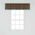thumbnail image 2 of Ambesonne Music Window Valance, Notes and Headphones, 54" X 12", Multicolor, 2 of 3