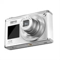 thumbnail image 1 of Cámara Digital de Pantalla Dual de Alta Definición con Lente Telescópica 4K HD, Zoom Óptico de 16x, Cámara de Belleza para Selfies A Prueba de Agua A, 1 of 5
