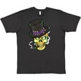 thumbnail image 3 of Inktastic Mardi Gras Skull with Cigar T-Shirt, 3 of 5