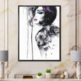 thumbnail image 3 of Designart Painting Female Portrait FLOAT FRAME WALL ART, 3 of 4