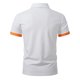 thumbnail image 4 of pstuiky camisetas de hombre, Camiseta informal de manga larga para hombre, con botones y cuello vuelto camisetas de hombre s, 4 of 8