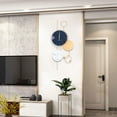thumbnail image 6 of Nordic Light Wall-Mounted Wall Clock Big Clock Built-in Sweeping Seconds Movement New, 6 of 12
