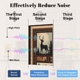 thumbnail image 4 of Hunting 8 Pack Art Acoustic Panels Sound Absorbing Brown Wildlife Tribal Bear Vintage Deer Decorative Soundproof Wall Panels Self Adhesive for Game Room Man Cave Bedroom 48"x32", 4 of 7