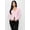Pink, variant on Long Sleeve Ruffle Zip-up Jacket