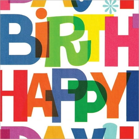 Gift Wrap 5x30 Inch-Giant Birthday