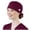 Wine, variant on Home Textile Storage Women Cotton Bandage Adjustable Scrub Cap Sweatband Bouffant Hat Men