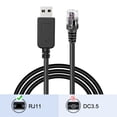 thumbnail image 4 of Jsvecip Cable detector de radar, cable de enchufe USB a RJ11, para detector de radar Escort Radenso XP Uniden Beltronics Cobra Whistler, cable de alimentación de repuesto para detectores de radar (RJ1, 4 of 5