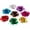 15~17x9mm, variant on 1Box 100pcs Mixed Color 17mm Aluminum Rose Flower Tiny Metal Beads Metal Spacer Beads for Jewelry Making