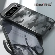 ibmrs For Google Pixel 9 Pro XL Case ,Cover Rugged Flexible Durable Anti-Slip TPU Protection Shockproof Back Cover -Camo Black