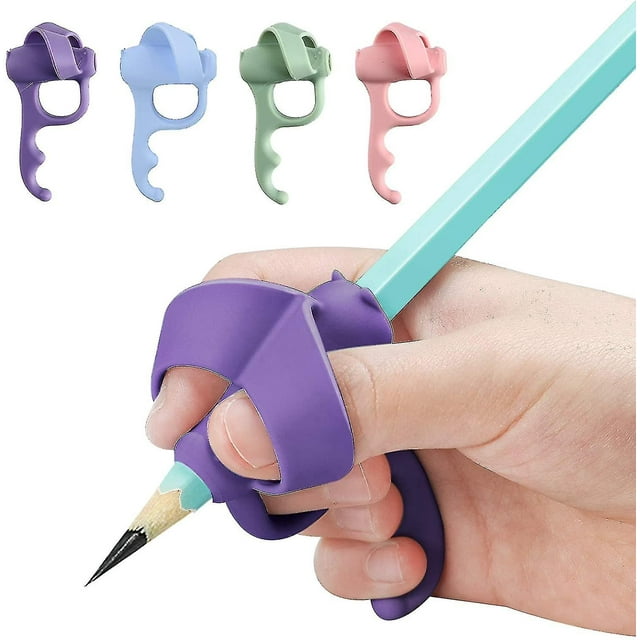 Pencil Grips For Kids Handwriting Ergonomic 5 Fingers Pencil Grippers___High-quality