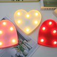 thumbnail image 4 of AMERTEER Lampe de Décoration Modélisation LED Multi-Usage Romantique INS Confession Amour Cœur Lumière de Modélisation LED pour la Saint-Valentin, 4 of 8