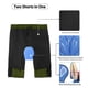 thumbnail image 2 of TOMSHOO Men 3D Padded Mountain Bike Cycle Shorts Breathable Loose-Fit Outdoor Sports MTB Cycle Running Shorts, 2 of 5