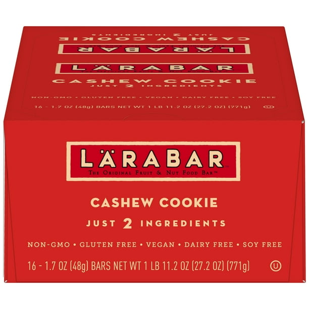 Larabar, Cashew Cookie, 16 Ct, 27.2 Oz