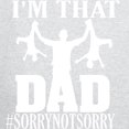 thumbnail image 3 of CafePress - I'M That Dad Sorry Not Sorry Father Sweatshirt - Zip Hoodie, Classic Hooded Sweatshirt with Metal Zipper, 3 of 4