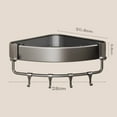 thumbnail image 5 of sunsanly Corner Shower Caddy Easy Installation Storage Rack Suction Cup Style Bathroom Shelf Waterproof Oil-proof Organizer, 5 of 8