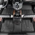 thumbnail image 5 of Floor Mats Compatible with 2017-2022 Honda CRV Cargo Mat Cargo Liner Trunk Mat Back Seat Cover Protector 2021 CR-V Accessories (Trunk Mats+Backrest Mats+Floor Mats), 5 of 13