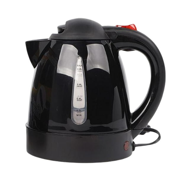 Hervidor eléctrico para coche de 1000 ml, hervidor portátil para beber, botella calefactora para coche Negro 24V 250W