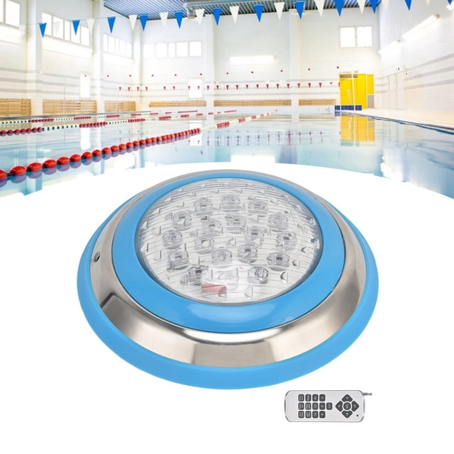 RGB HighPower Submersible LED Simming Pool Light IP68 Waterproof Remote Control for Hotel Swimming Pool Aquarium