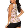 thumbnail image 3 of Fotbe Breakfast Womens Loose Fit Casual Flowy Slim-Fit Tank Tops Athletic Round Neck Trendy Sleeveless Summer Tops for Gym and Yoga-Medium, 3 of 7