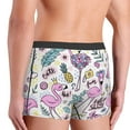 thumbnail image 5 of Kll Summer With Flamingo Men'S Cotton Boxer Briefs Underwear-Medium, 5 of 9