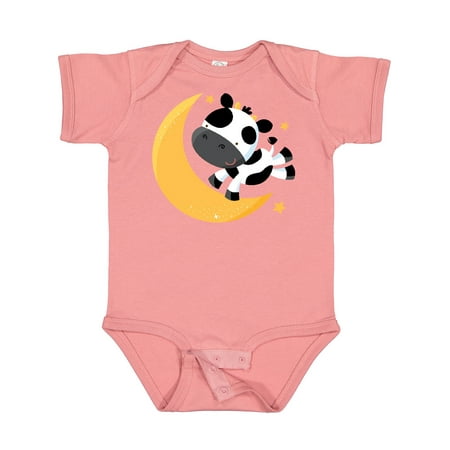 

Inktastic Cow over the Moon Rhyme Boys or Girls Baby Bodysuit