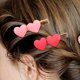 thumbnail image 3 of GOOHOCHY 10 pasadores románticos con forma de corazón, pinzas de cocodrilo, bonitos accesorios para el cabello., 3 of 8