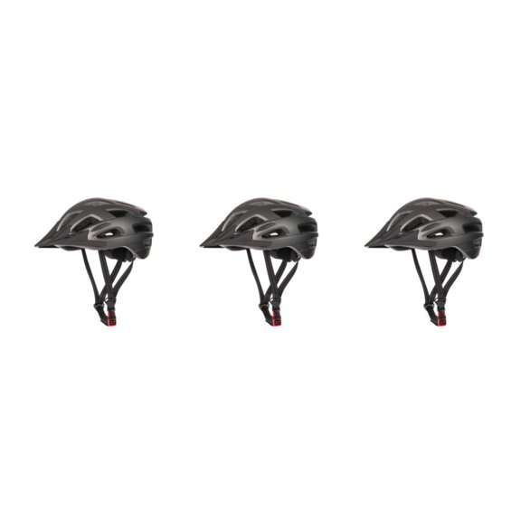 Toystoory Cascos de bicicleta ligeros y transpirables para una mayor comodidad Cascos de ciclismo de PC duraderos Casco de bicicleta negro gris Type1 NO1