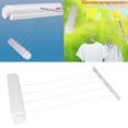 thumbnail image 6 of Fiocias Clothes Line Dryer Retractable Bathroom Accessories Drying Rack Clothesline Rack 4 Rope, 6 of 8