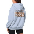 thumbnail image 4 of Praise The Lord Hoodies for Women Long Sleeve Zip Up Christian Hooded Sweatshirt with Pockets Jacket Coat, 4 of 5