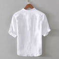thumbnail image 5 of Casual Mens Shirts Regular-Fit Short Sleeve Tops Summer Lightweight Henley T-Shirt Vacation Beach Wear Plus Size Big&Tall M-8X, 5 of 6