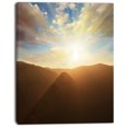 thumbnail image 2 of Sunset over Gloomy Mountains - African Landscape Canvas Art Print, 2 of 3