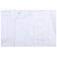 thumbnail image 2 of 9 Crowns Essentials Boys' Guayabera Button Down Shirt (White, 6), 2 of 3