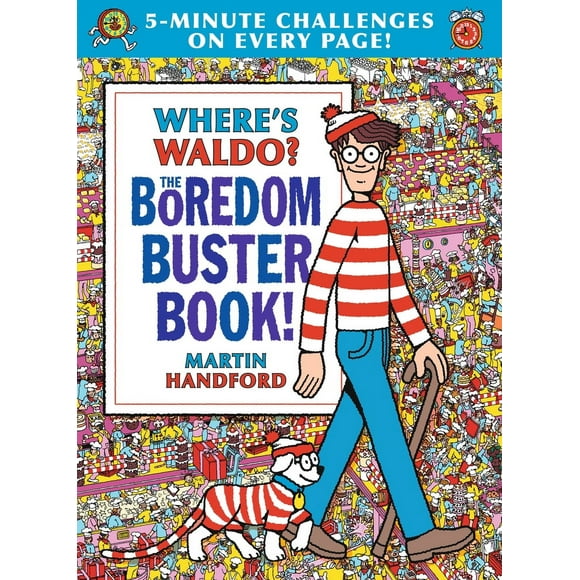 Pre-Owned Where's Waldo? the Boredom Buster Book: 5-Minute Challenges (Hardcover) 1536211451 9781536211450