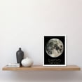 thumbnail image 2 of NASA Our Solar System Earth's Moon Lunar Galileo Image Artwork Framed Wall Art Print A4, 2 of 4
