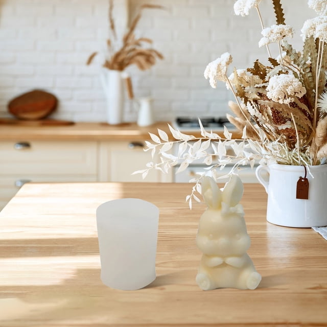 Moldes de silicona para velas | Moldes DIY para cera, jabón, resina, chocolate y cubitos de hielo | Reutilizables, flexibles y fáciles de desmoldar para manualidades, cumpleaños y festividades