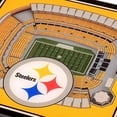 thumbnail image 3 of Posavasos 3D StadiumViews de los Pittsburgh Steelers de la NFL, tamaño 4 x 4, 3 of 3