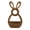 A, variant on HOARBOEG Easter Bunny Basket Wall Hanging, Spring Home Decor with Adorable Rabbit Design, Open Unlined Wicker Basket for Front Door Fireplace Mantle Indoor Outdoor Easter Decoration