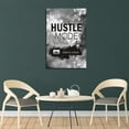 thumbnail image 6 of Inspirational Framed Office Canvas Wall Art Motivational Positive Entrepreneur Quotes Hustle Mode Poster Prints Artwork Workplace Office Bedroom Wall Decor Ready to Hang - 12" Wx18 H, 6 of 6