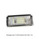 thumbnail image 4 of Kenally Luz de placa de matrícula de coche de PC, reemplazo de actualización externa modificada, vehículo 6500k 12V 0.12A, accesorios de lámpara Cámaras de salpicadero de coche Kenally VI018313-00, 4 of 5